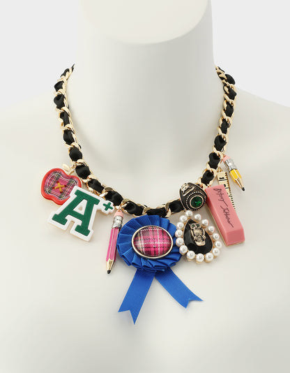 BEST IN CLASS DRAMA FRONT NECKLACE MULTI
