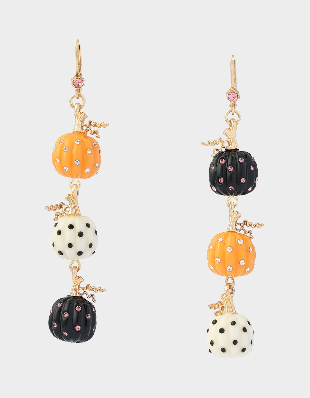 PUMPKIN LINEAR EARRING MULTI - JEWELRY - Betsey Johnson