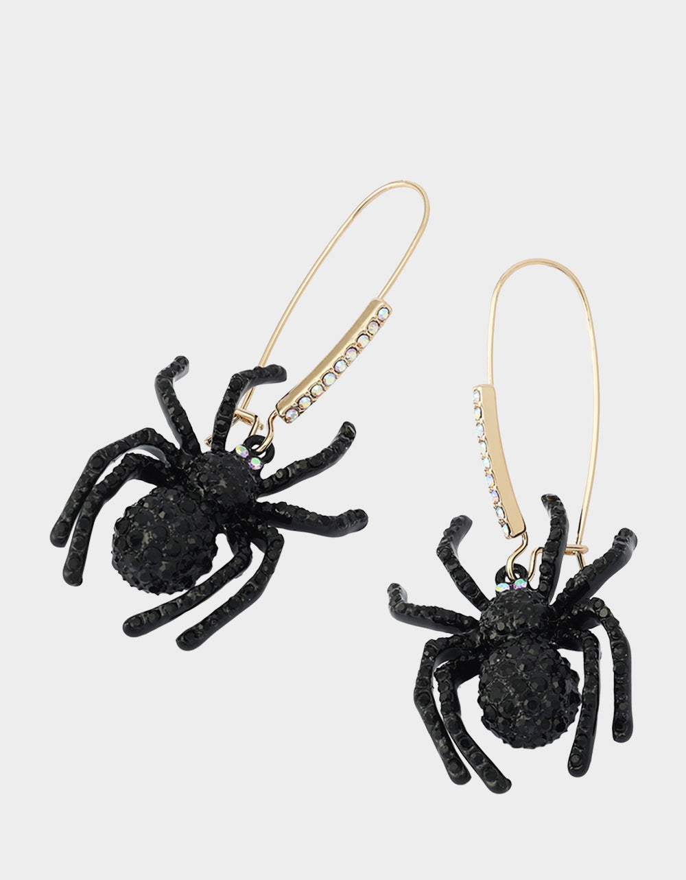 SPIDER SHEPHERD HOOK EARRING BLACK - view 2