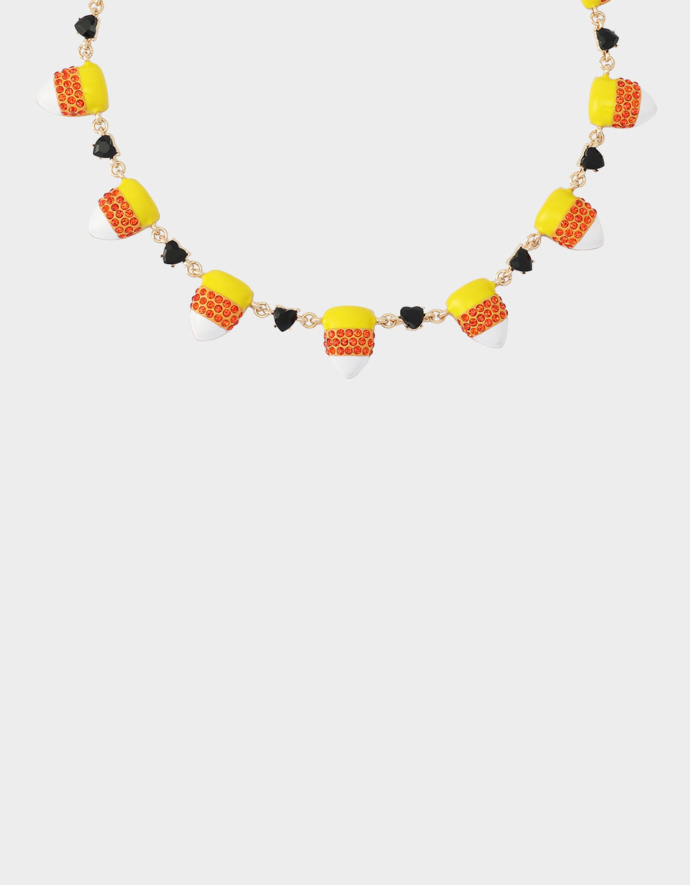 CANDY CORN FRONTAL NECKLACE ORANGE - view 3