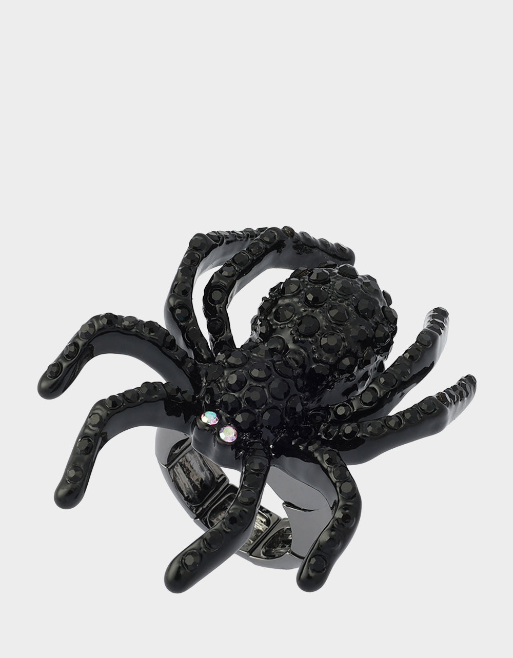 SPIDER COCKTAIL RING BLACK - JEWELRY - Betsey Johnson - view 3