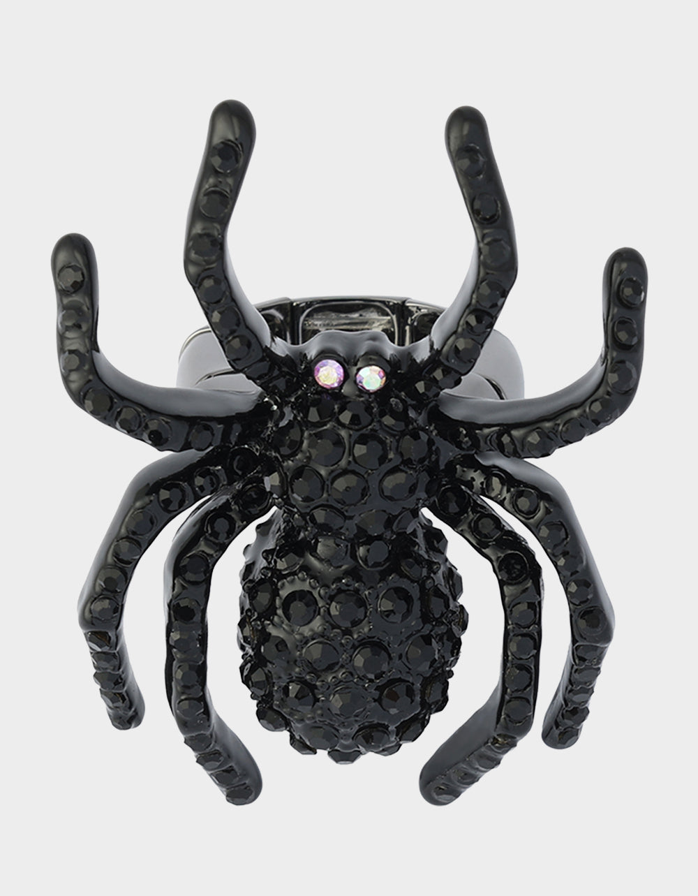 SPIDER COCKTAIL RING BLACK - JEWELRY - Betsey Johnson