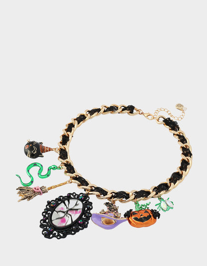 WITCHY LACE FRONTAL NECKLACE MULTI - JEWELRY - Betsey Johnson