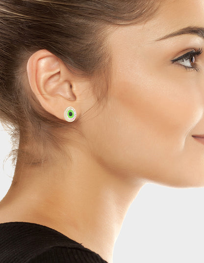 EYEBALL STUD EARRING MULTI - JEWELRY - Betsey Johnson