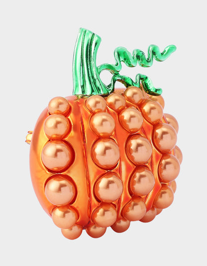 PUMPKIN BROOCH ORANGE - JEWELRY - Betsey Johnson