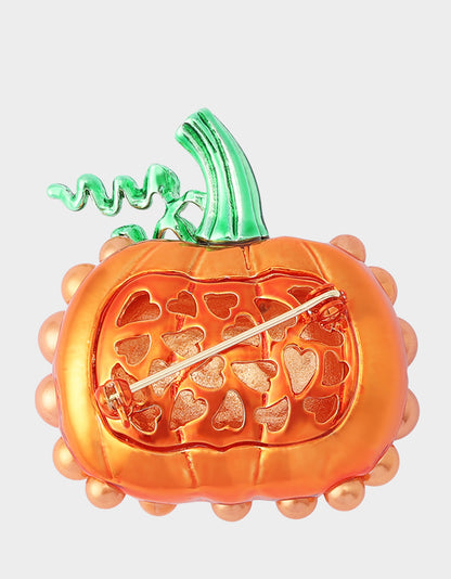PUMPKIN BROOCH ORANGE - JEWELRY - Betsey Johnson