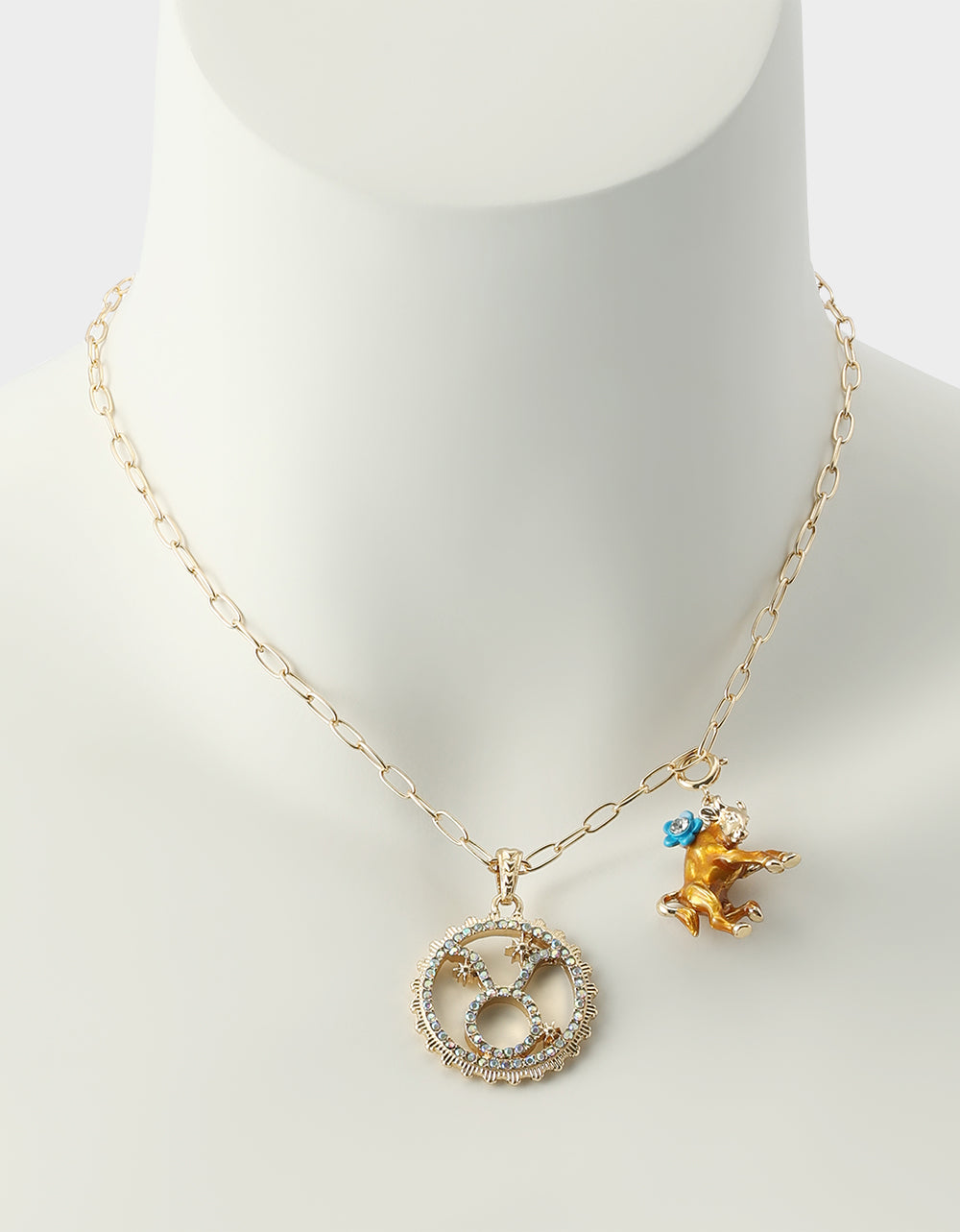 TAURUS CHARM PENDANT BROWN - JEWELRY - Betsey Johnson - view 7