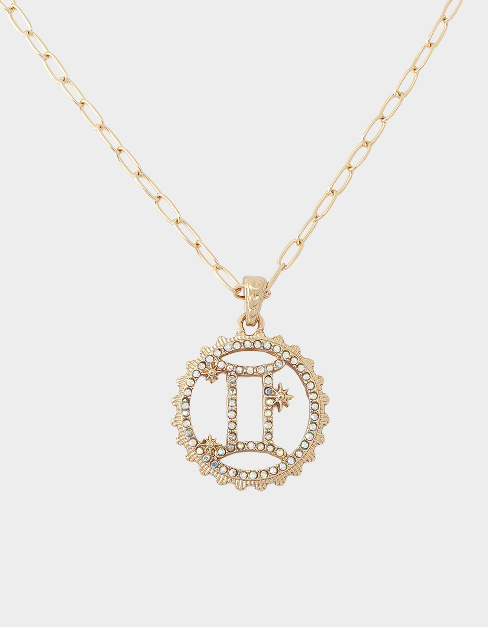 GEMINI CHARM PENDANT LIGHT PINK - JEWELRY - Betsey Johnson - view 3