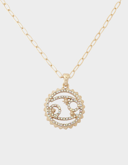 CANCER CHARM PENDANT CORAL - JEWELRY - Betsey Johnson