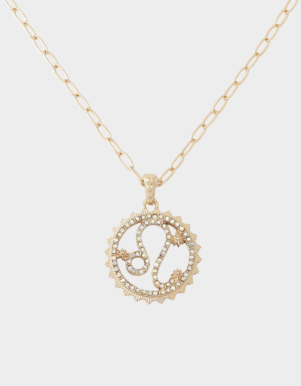 LEO CHARM PENDANT YELLOW - JEWELRY - Betsey Johnson - view 3