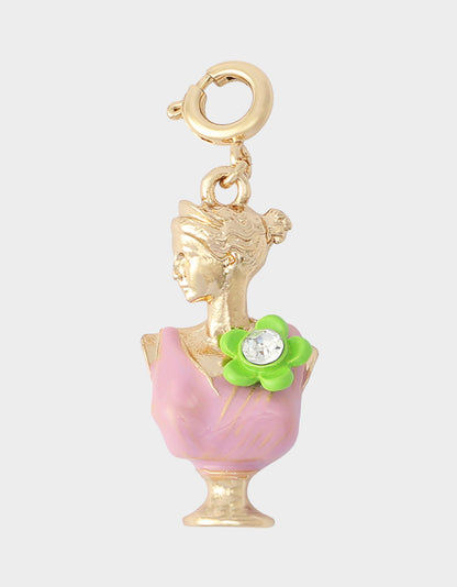 VIRGO CHARM PENDANT PINK - JEWELRY - Betsey Johnson