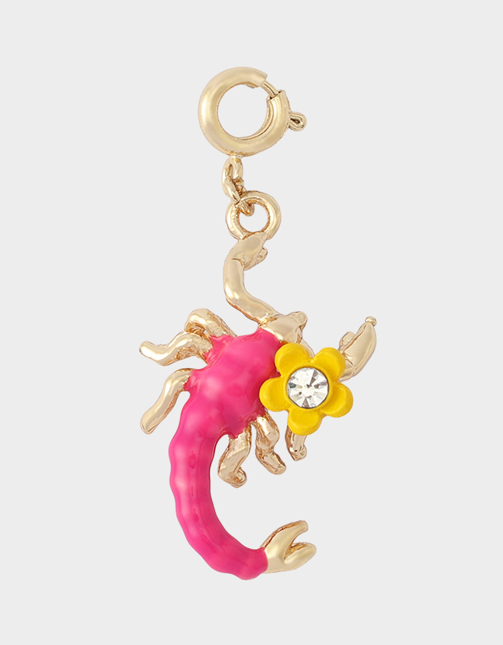 SCORPIO CHARM PENDANT PINK - JEWELRY - Betsey Johnson - view 4