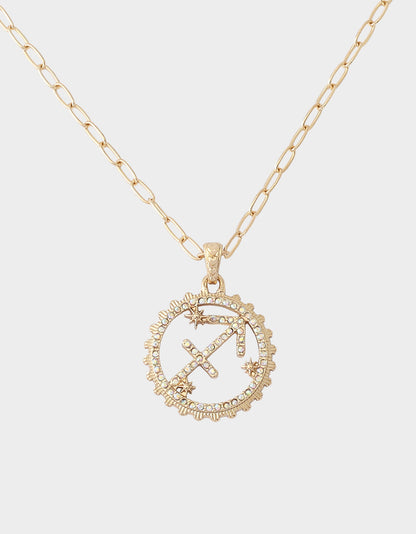 SAGITTARIUS CHARM PENDANT PURPLE - JEWELRY - Betsey Johnson