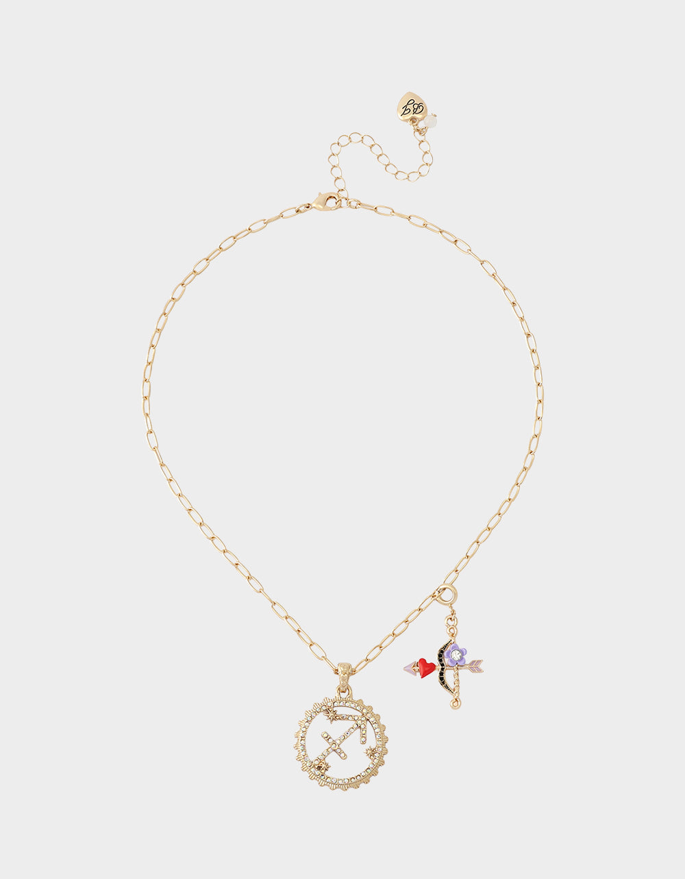 SAGITTARIUS CHARM PENDANT PURPLE - JEWELRY - Betsey Johnson - view 5