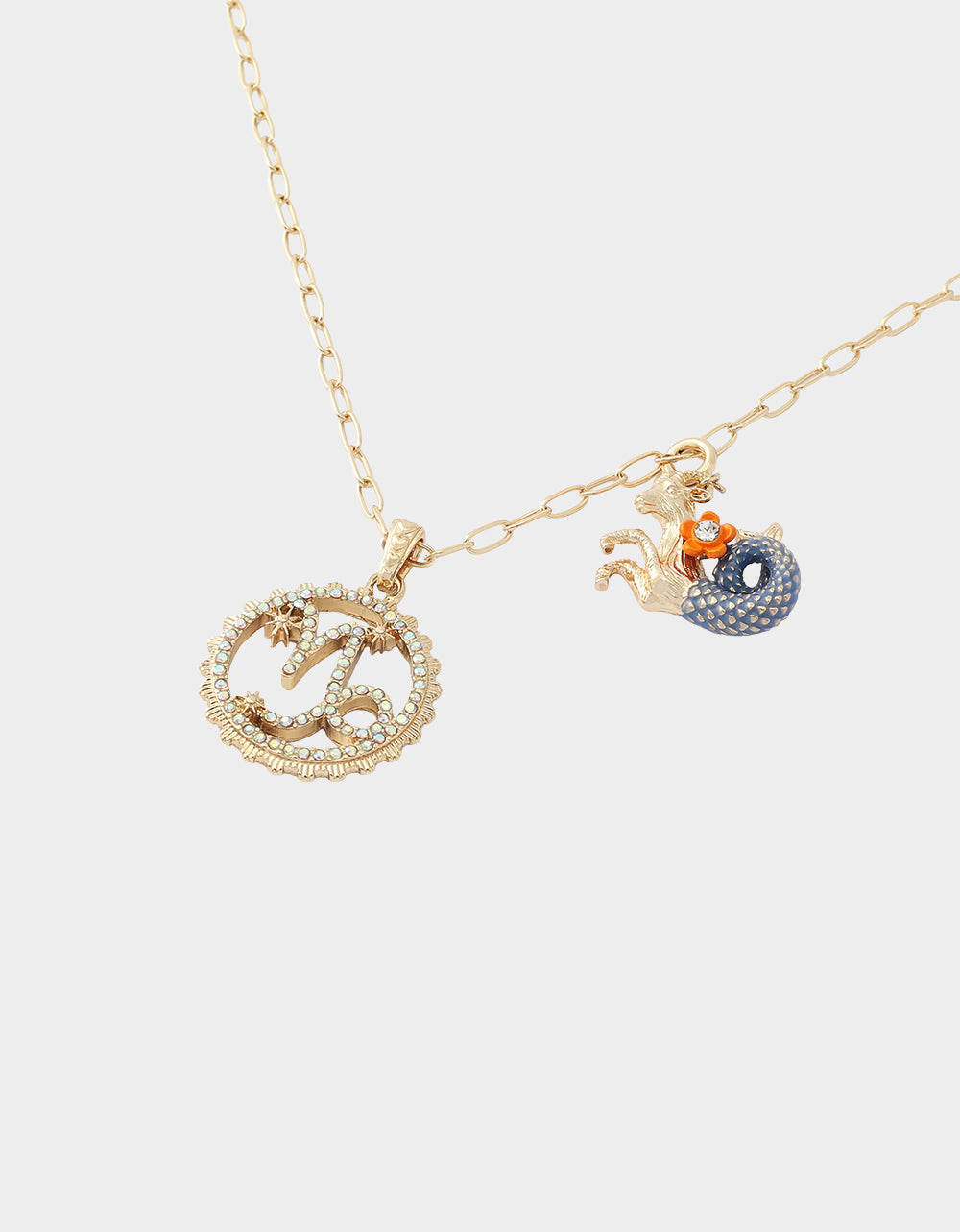 CAPRICORN CHARM PENDANT BLUE - JEWELRY - Betsey Johnson - view 2