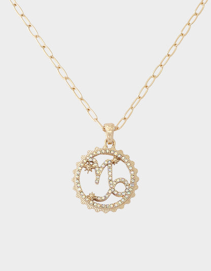 CAPRICORN CHARM PENDANT BLUE - JEWELRY - Betsey Johnson