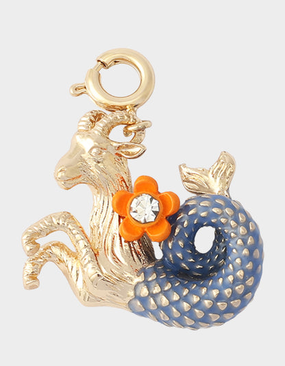 CAPRICORN CHARM PENDANT BLUE - JEWELRY - Betsey Johnson