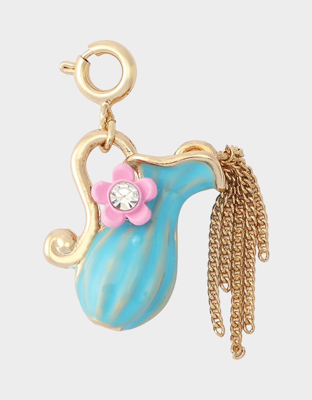 AQUARIUS CHARM PENDANT TURQUOISE - JEWELRY - Betsey Johnson - view 4