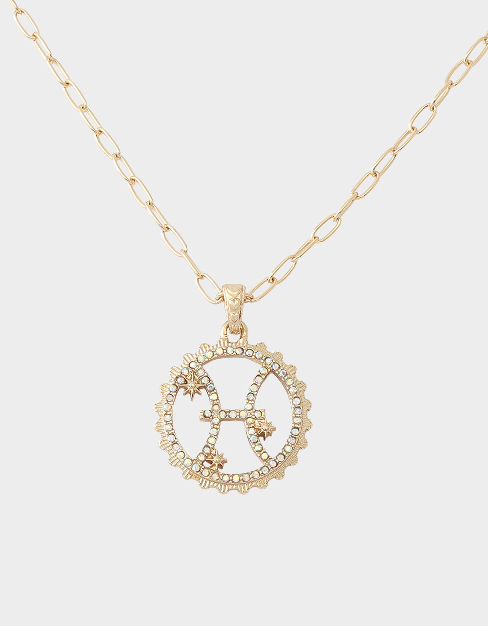 PISCES CHARM PENDANT YELLOW - JEWELRY - Betsey Johnson - view 3