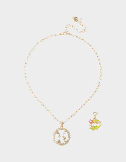 PISCES CHARM PENDANT YELLOW - JEWELRY - Betsey Johnson
