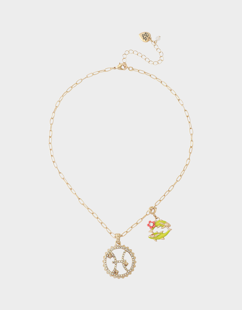 PISCES CHARM PENDANT YELLOW - JEWELRY - Betsey Johnson - view 5