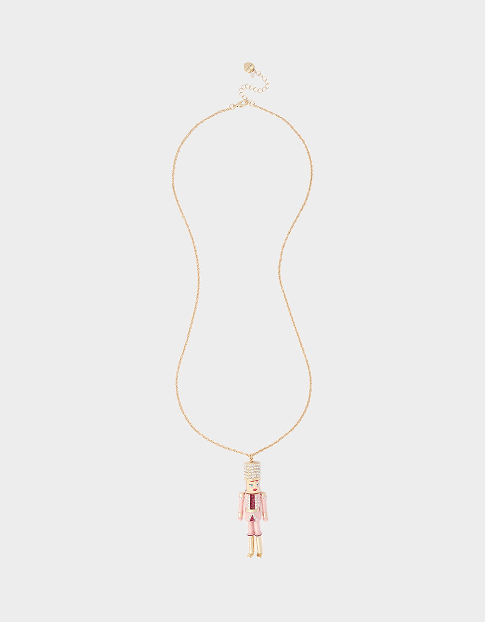 PINK NUTCRACKER LONG PENDANT NECKLACE PINK - JEWELRY - Betsey Johnson