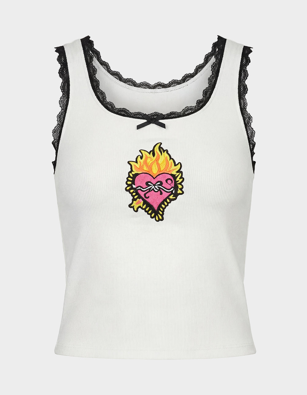 BETSEY ICON TANK TOP WHITE - APPAREL - Betsey Johnson - view 2