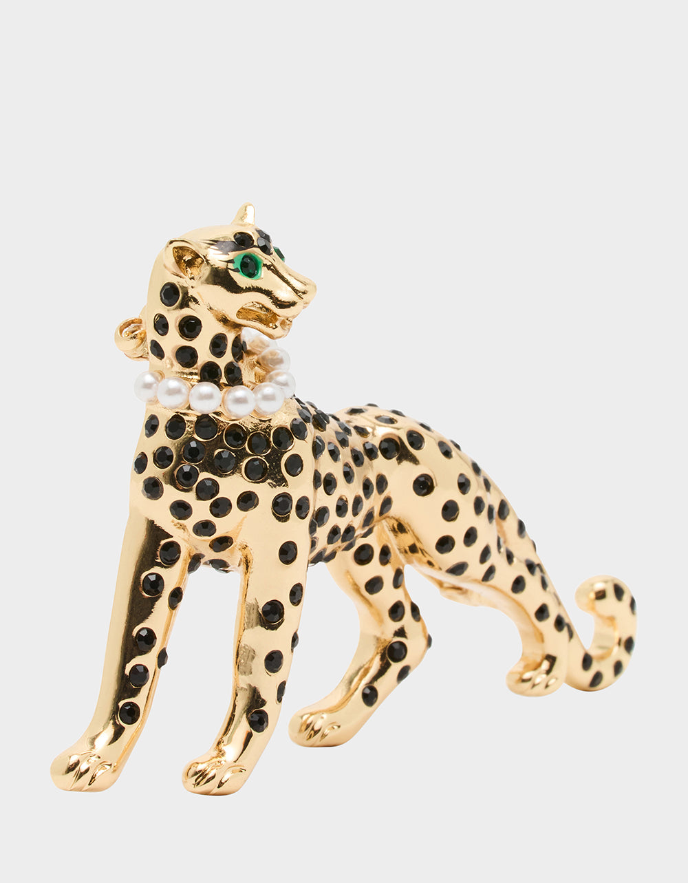 LEOPARD BROOCH GOLD - ACCESSORIES - Betsey Johnson - view 3