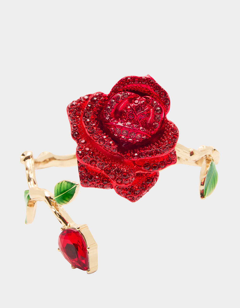 ROSE BYPASS BRACELET RED