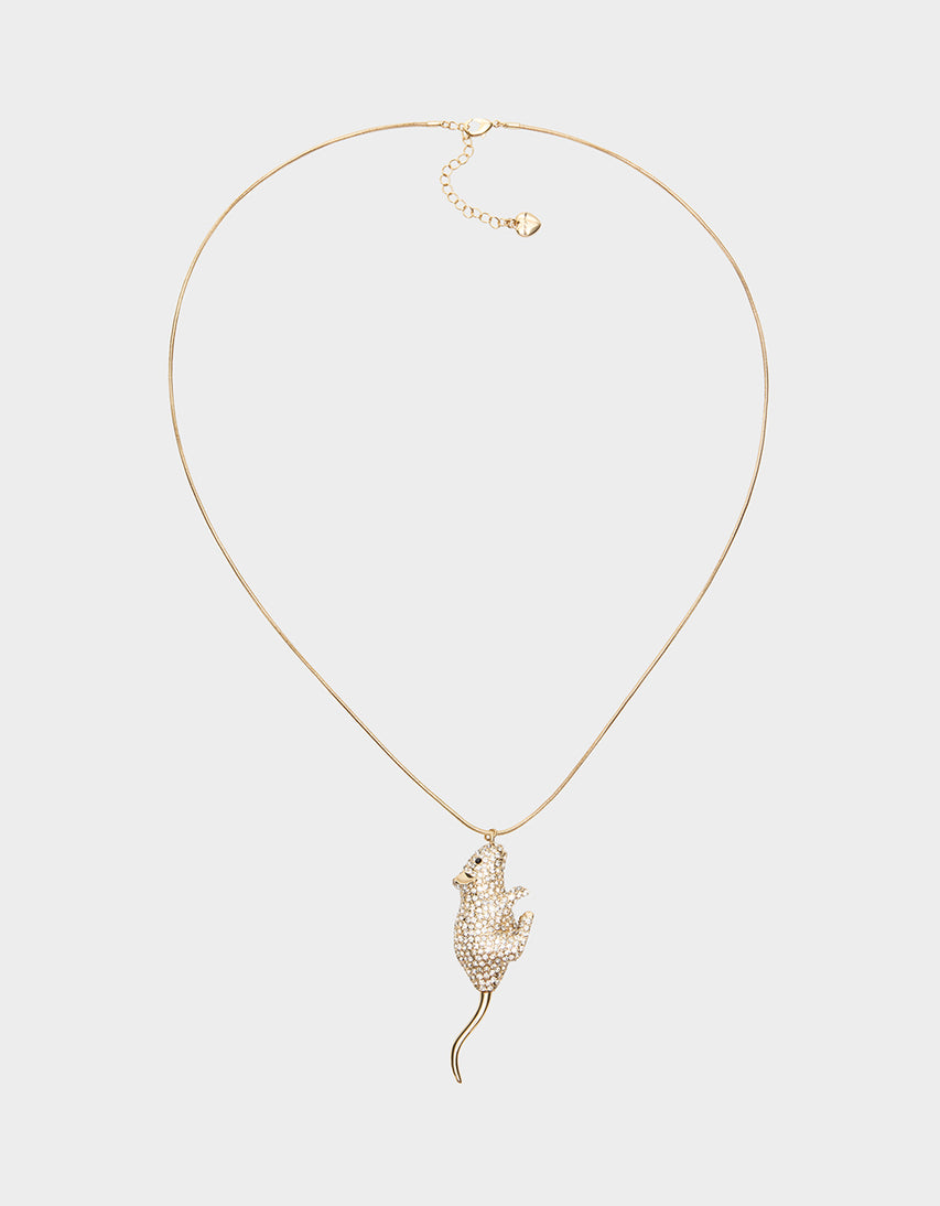 BETSEY'S ARCHIVE RAT NECKLACE - JEWELRY - Betsey Johnson