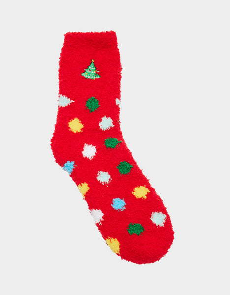 HOLIDAY TREE COZY THREE PACK MULTI - ACCESSORIES - Betsey Johnson