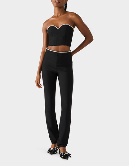 JEWELED SET BLACK - APPAREL - Betsey Johnson