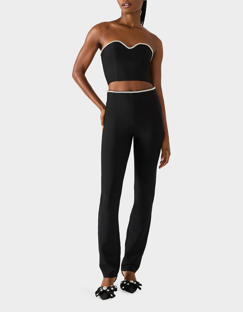 JEWELED SET BLACK - APPAREL - Betsey Johnson