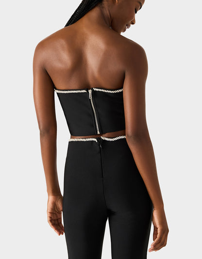 JEWELED SET BLACK - APPAREL - Betsey Johnson