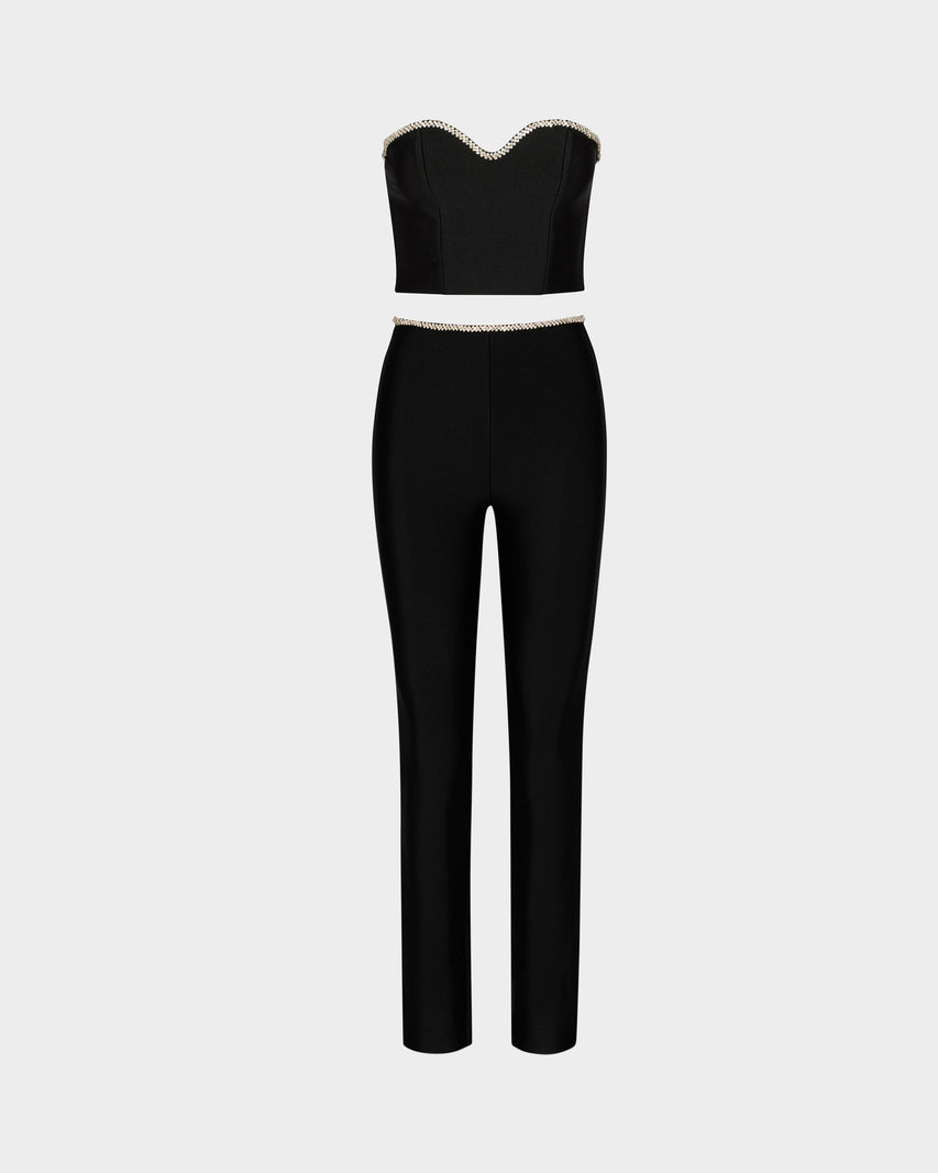 JEWELED SET BLACK - APPAREL - Betsey Johnson