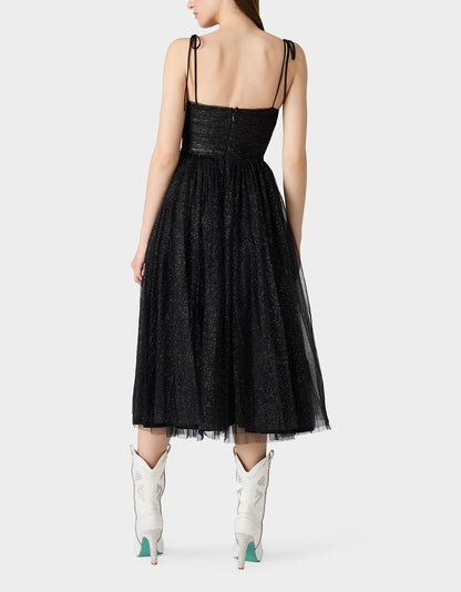 GLITTER TULLE MULTI BLACK - APPAREL - Betsey Johnson