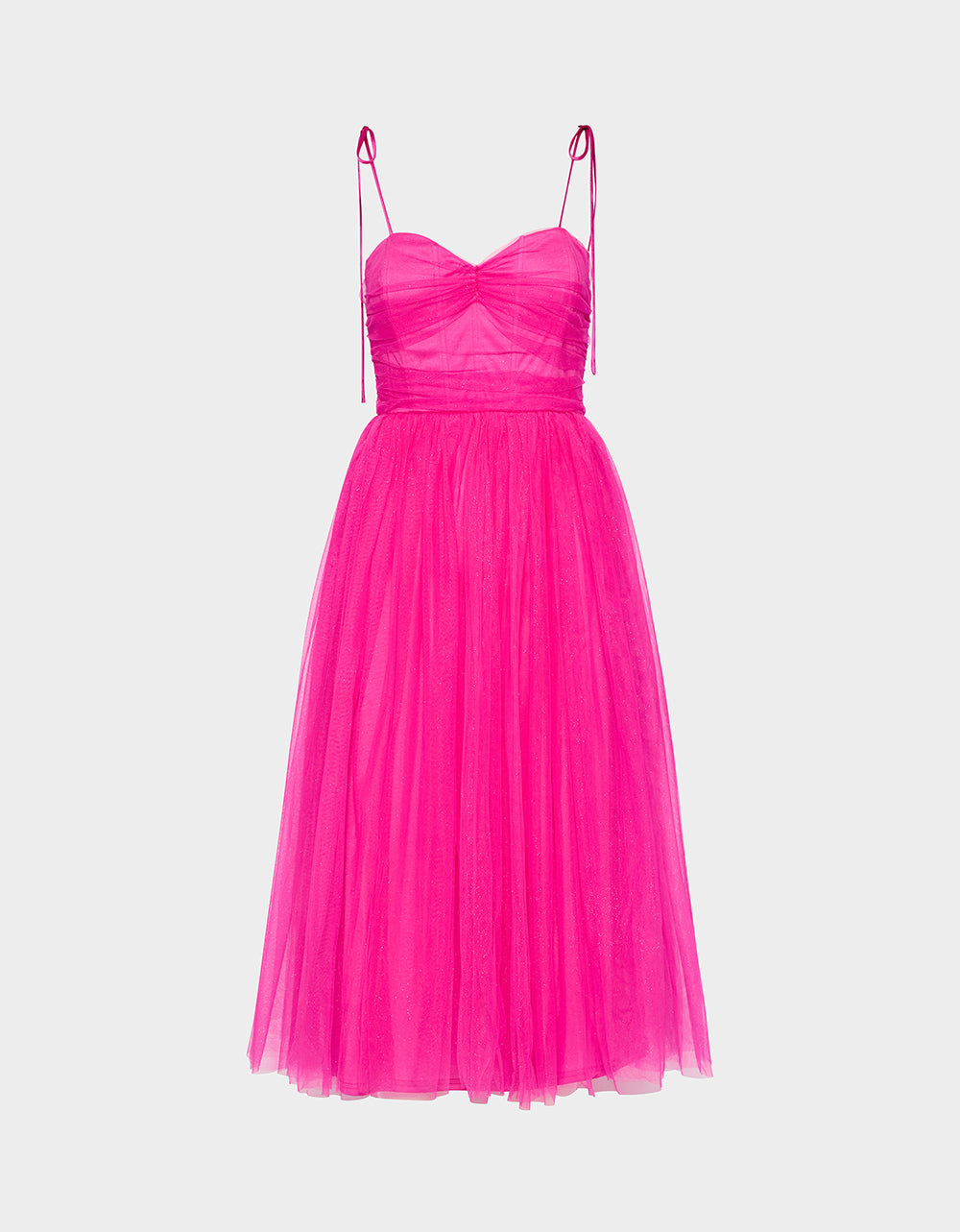 GLITTER TULLE MULTI MAGENTA - APPAREL - Betsey Johnson