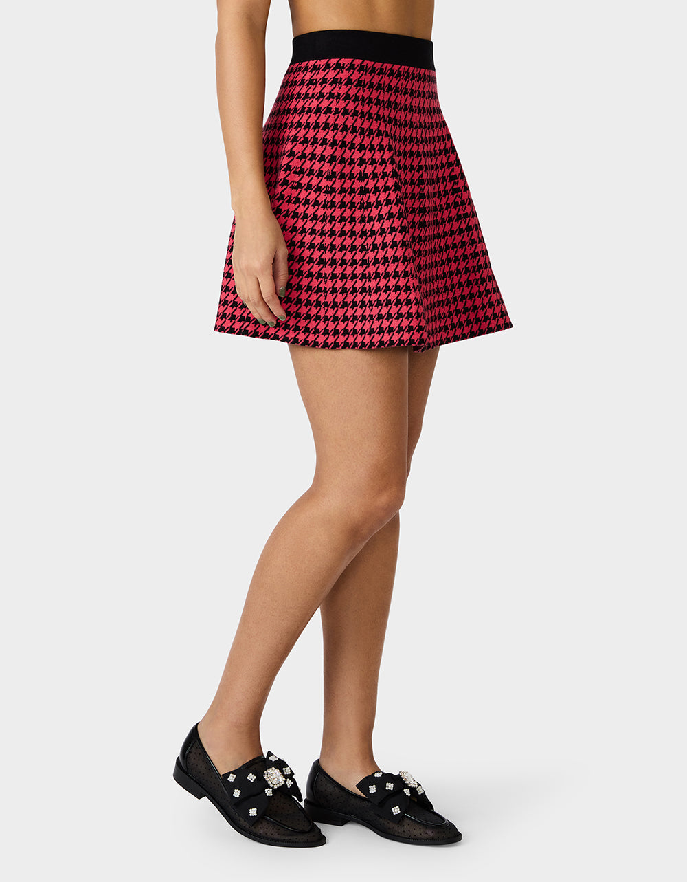 HOT IN HOUNDSTOOTH SET PINK MULTI - APPAREL - Betsey Johnson - view 9