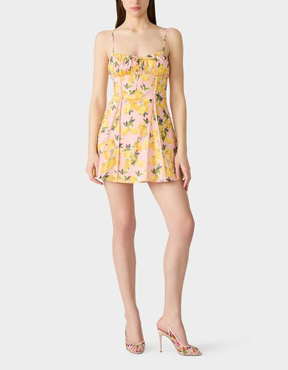 LOVELY LEMONS DRESS PINK - APPAREL - Betsey Johnson
