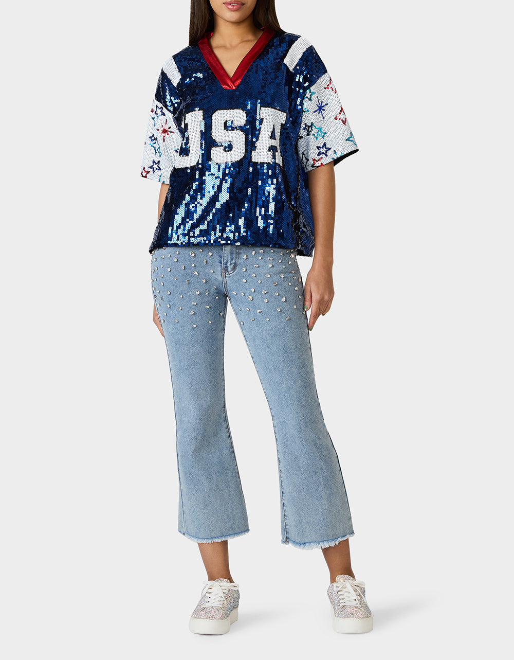USA JERSEY BLUE - APPAREL - Betsey Johnson - view 5