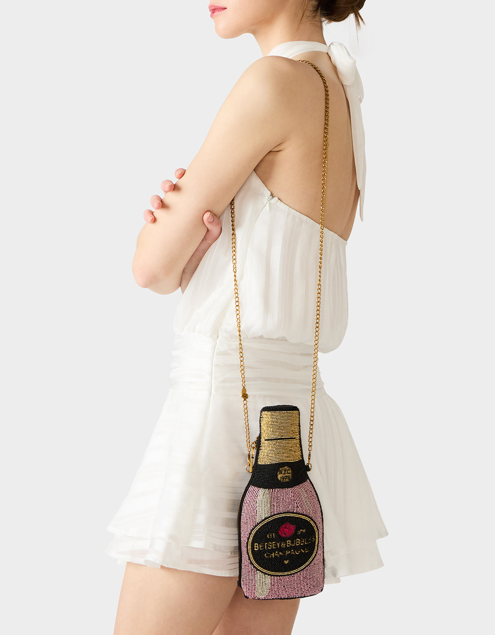 KITSCH BUBBLES SHOULDER BAG PINK - HANDBAGS - Betsey Johnson