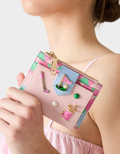 19TH HOLE WALLET PINK MULTI - HANDBAGS - Betsey Johnson