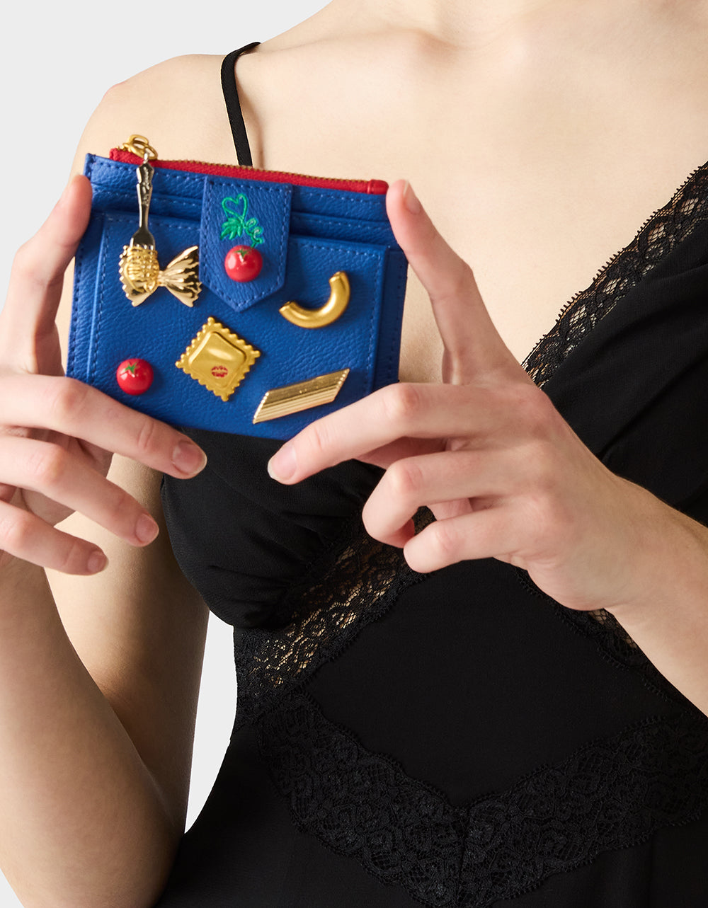 PENNE FOR YOUR THOUGHTS WALLET BLUE - HANDBAGS - Betsey Johnson - view 2