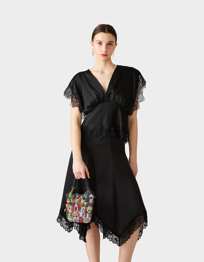 FACES MINI MESH BAG MULTI - HANDBAGS - Betsey Johnson