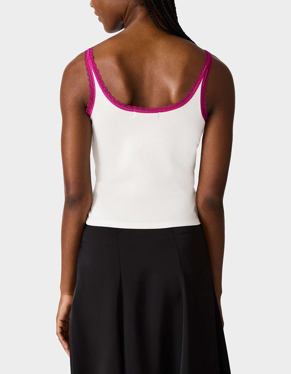 BETSEY ICON CLUSTER TANK WHITE - APPAREL - Betsey Johnson - view 3
