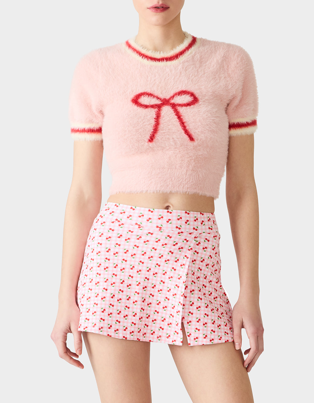 BETSEY'S BOW SWEATER PINK - APPAREL - Betsey Johnson - view 4