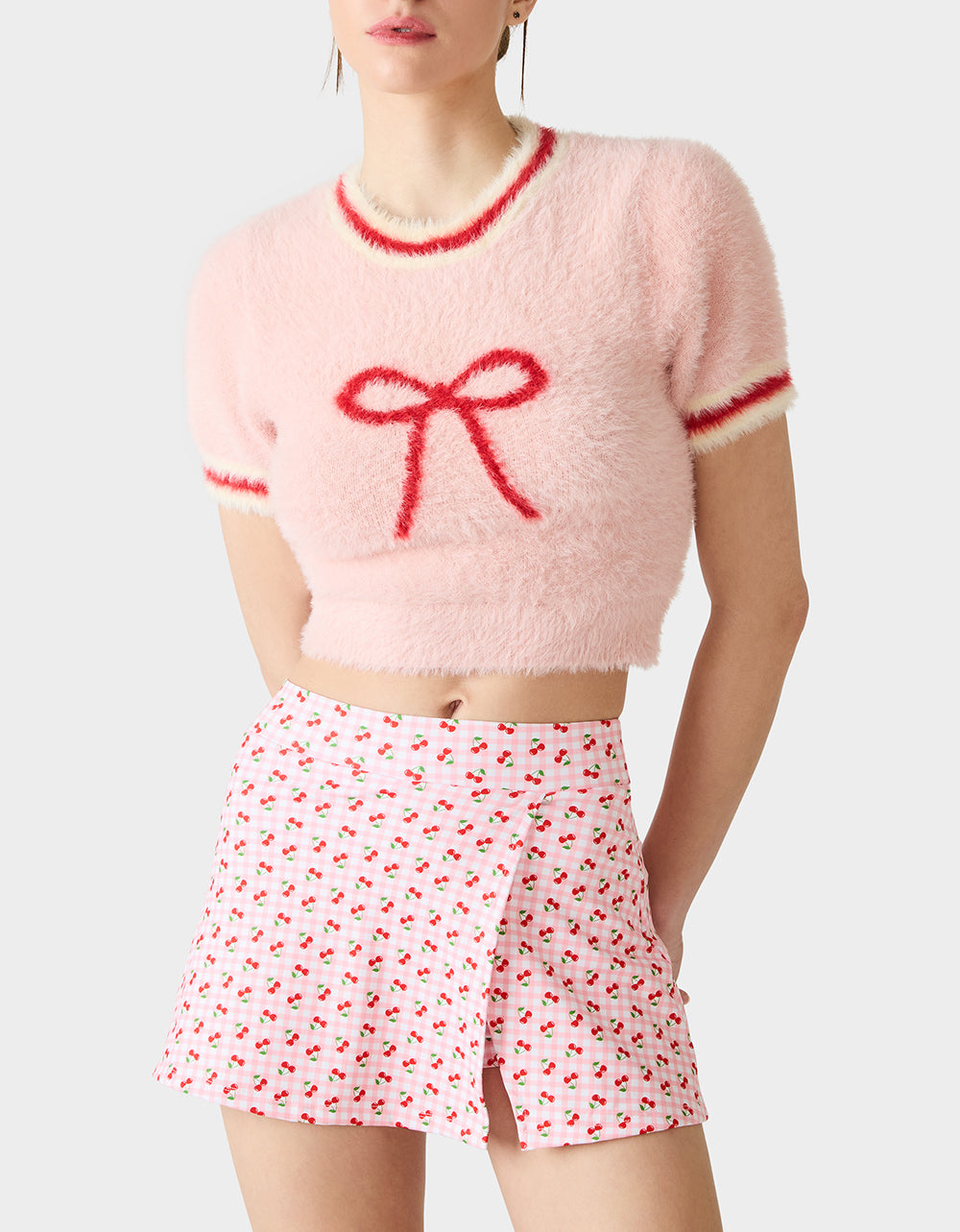 BETSEY'S BOW SWEATER PINK - APPAREL - Betsey Johnson - view 5