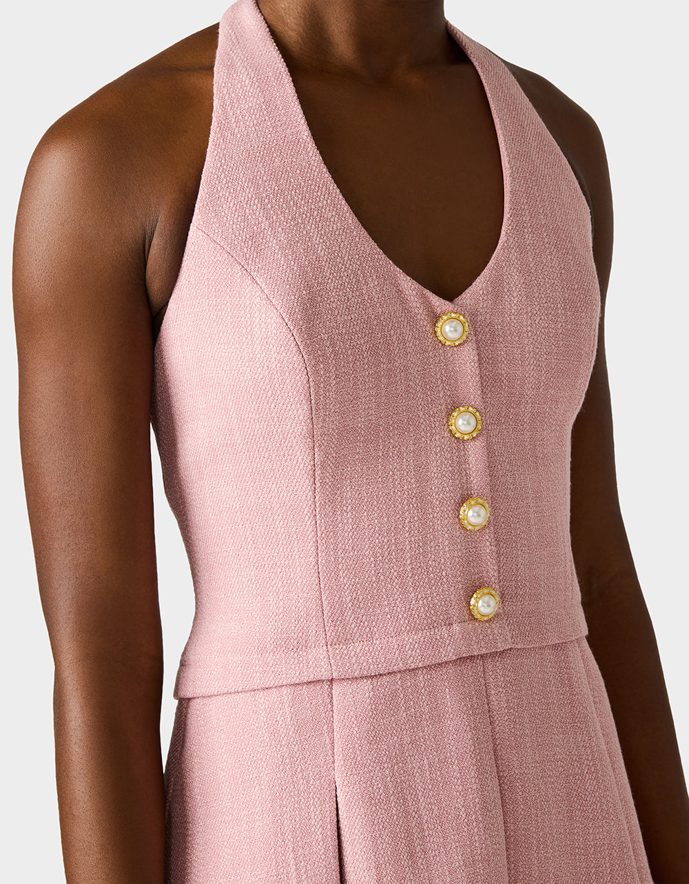 PEARL PLAY DRESS PINK - APPAREL - Betsey Johnson - view 6