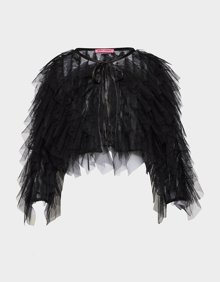 PRIMA PUFF BLACK - APPAREL - Betsey Johnson