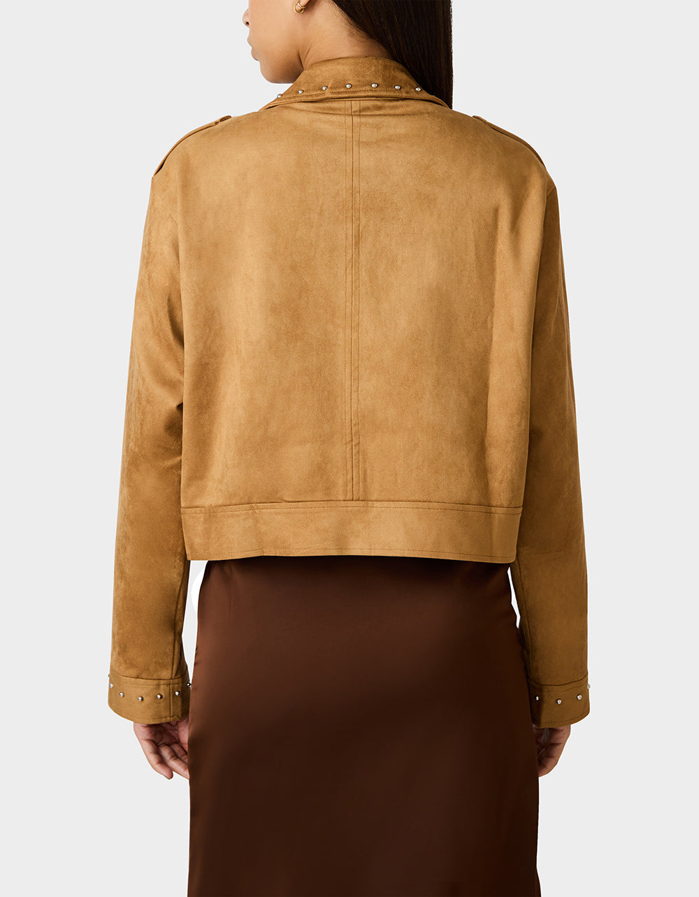 RODEO STUD JACKET CAMEL - APPAREL - Betsey Johnson - view 4